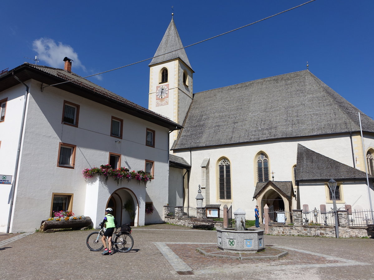 Senale, gotische Wallfahrtskirche Unsere Liebe Frau im Walde, erbaut im 15. Jahrhundert (15.09.2019)