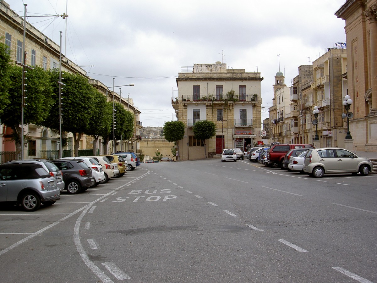 Senglea, Platz Misrah St. Papa Benedittu XV (23.03.2014)