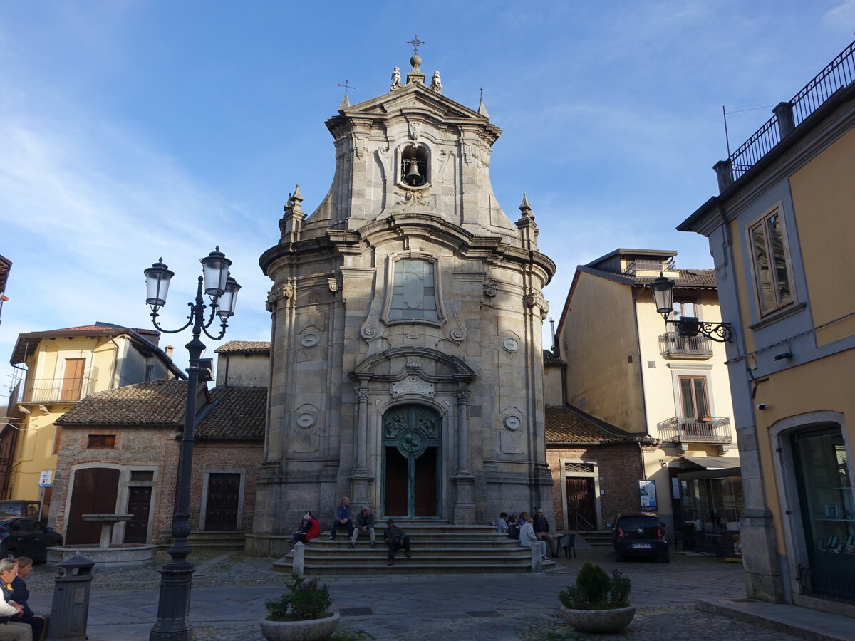 Serra San Bruno, Pfarrkirche St. Maria dei Sette Dolori, erbaut 1721 durch den Architekten Biagio Scaramuzzino (09.04.2024)