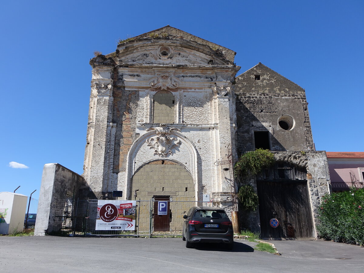 Sessa Aurunca, Pfarrkirche Santa Maria Regina Coeli, erbaut im 16. Jahrhundert (21.09.2022)