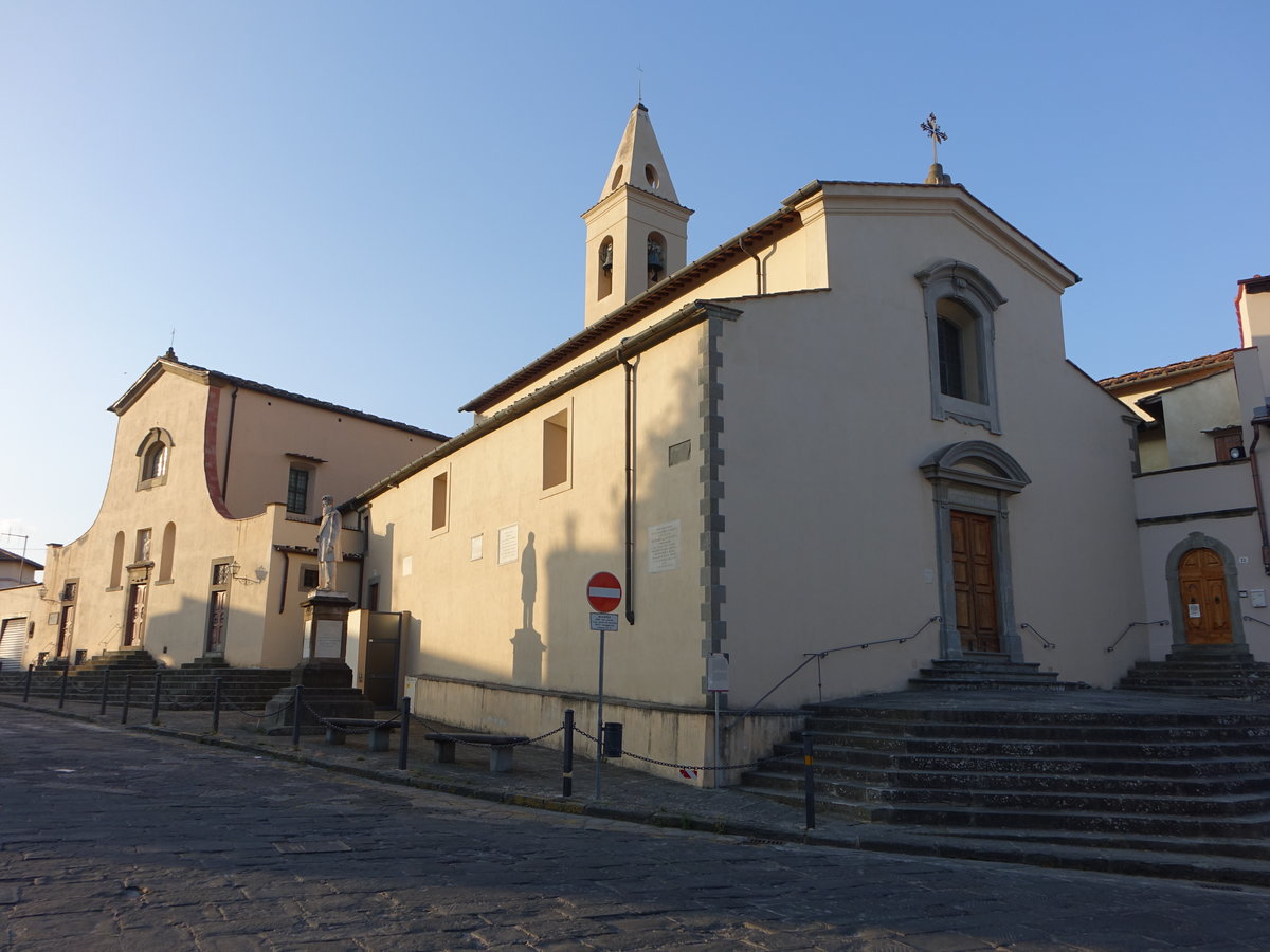 Settignano, Pfarrkirche St. Maria Assunta an der Piazza Nicol Tommaseo (17.06.2019)