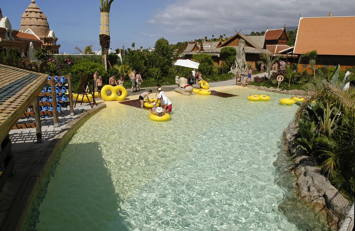 Siam Park in San Eugenio Bajo - Teneriffa. Aufnahme: Oktober 2008.