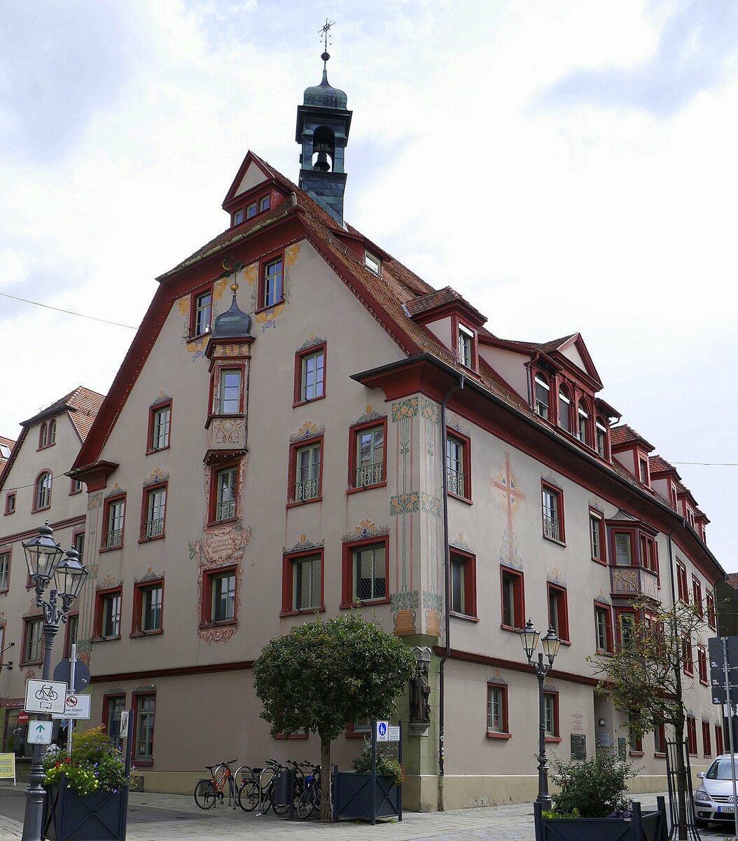 Sigmaringen, das Fidelishaus, benannt nach dem Heiligen Fidelis geboren 1577 in Sigmaringen, heute Zentrum Kirchlicher Dienste, Sept.2026