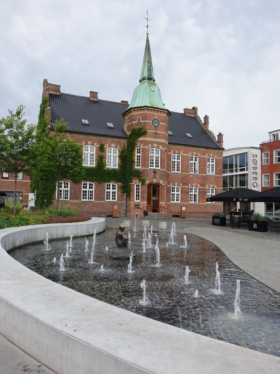 Silkeborg, altes Rathaus, erbaut 1857 durch H. C. Zeltner (09.06.2018)