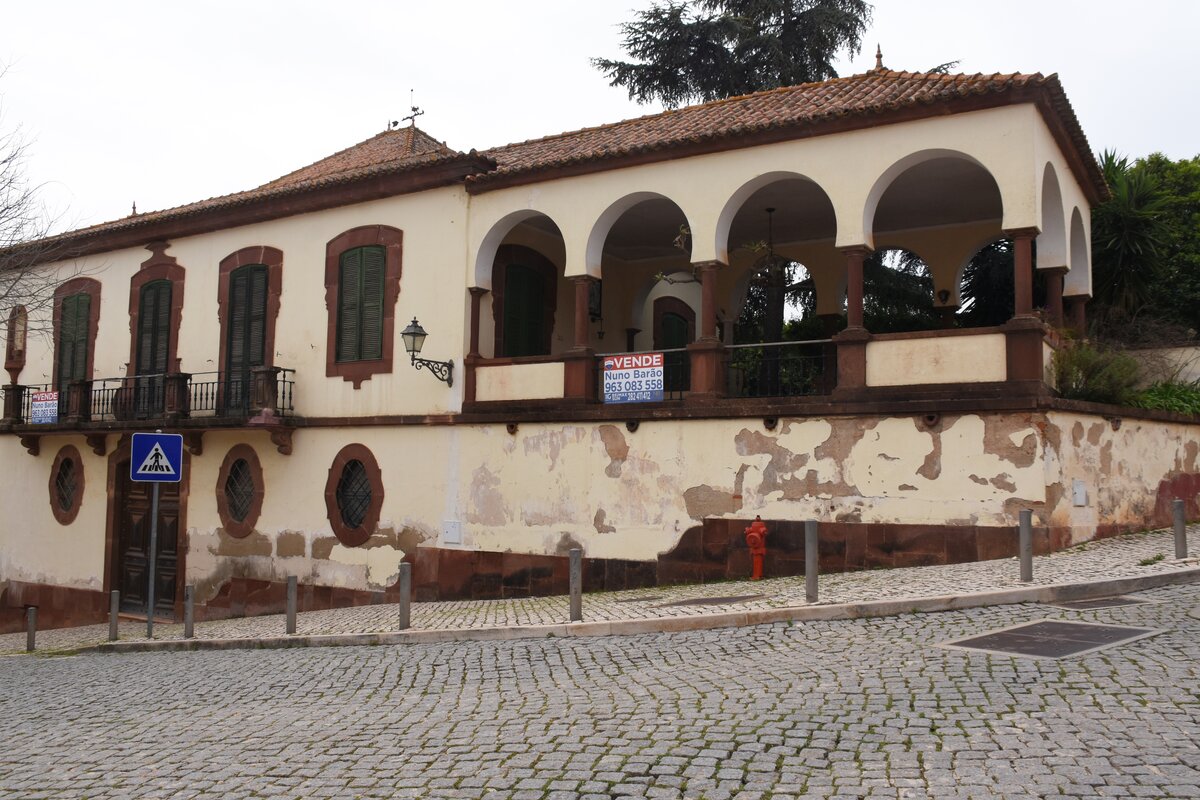 SILVES, 17.03.2022, Gebude an der Rua da S