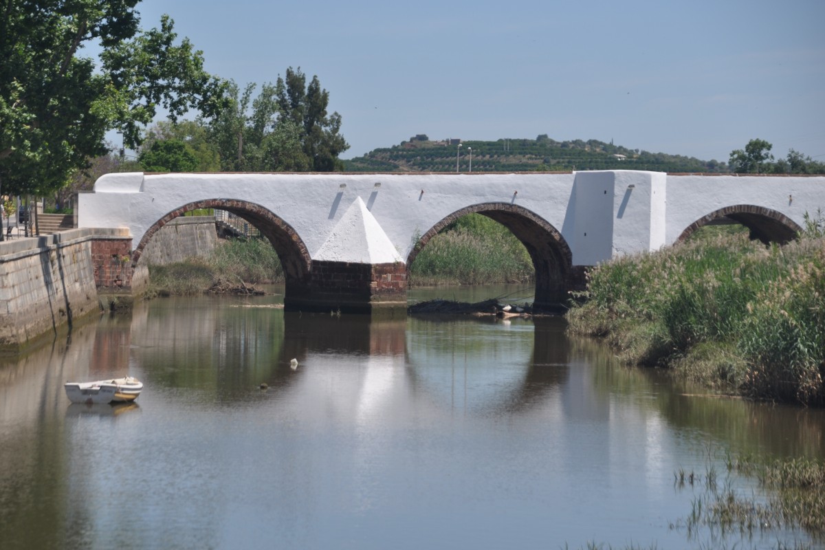 SILVES (Concelho de Silves), 08.05.2014, alte Arade-Brcke (nur fr Fugnger nutzbar)