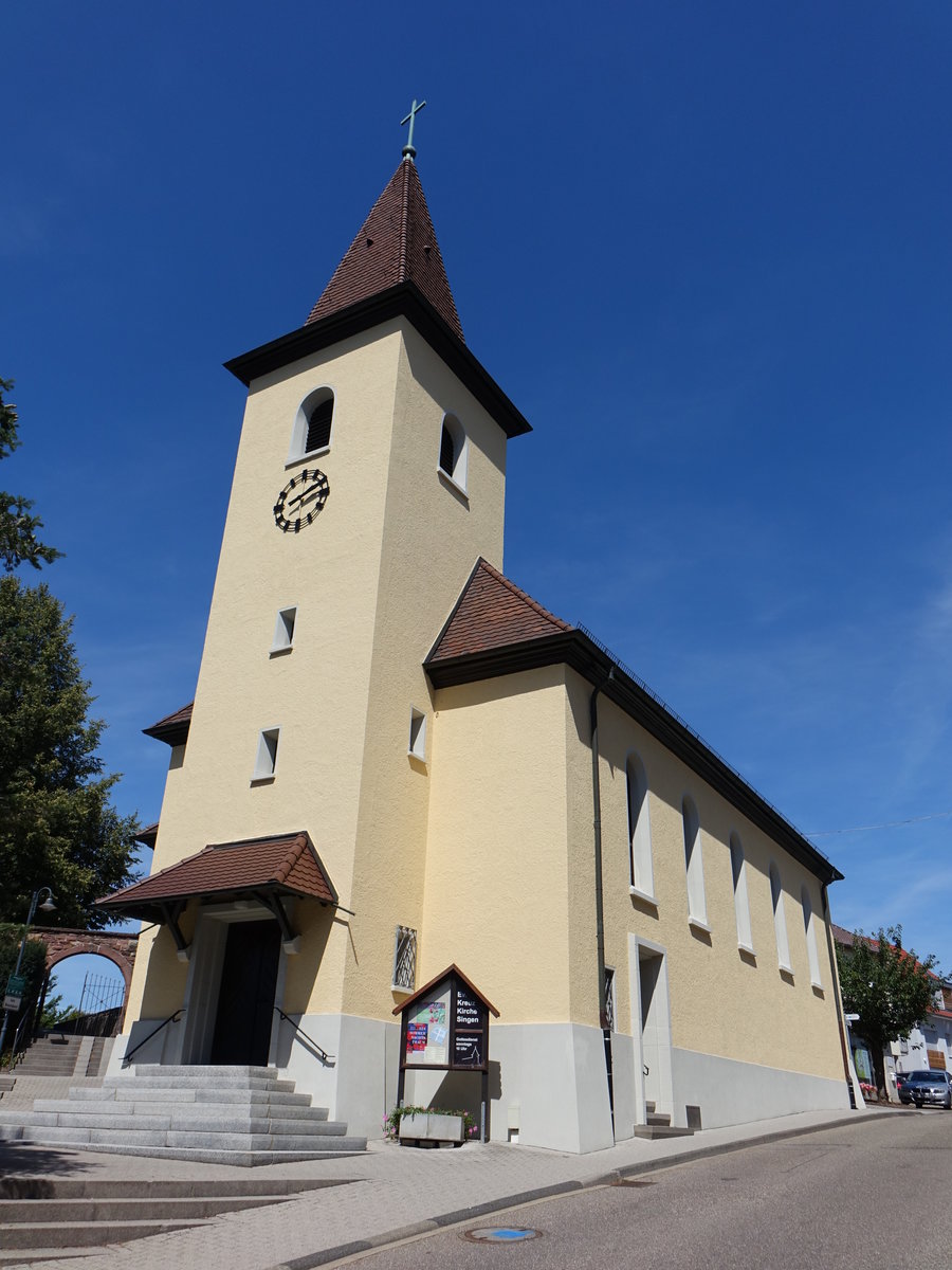 Singen, evangelische Kreuzkirche, erbaut ab 1944 (12.08.2017)