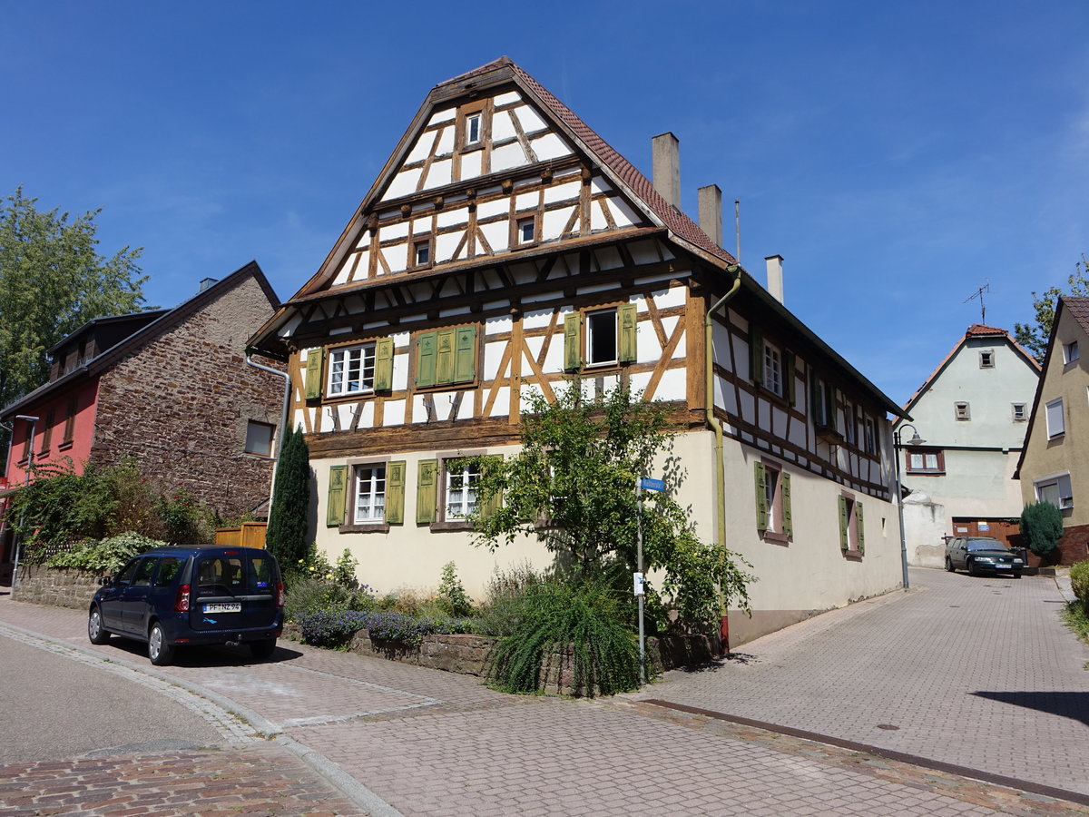 Singen, Fachwerk Rathaushaus in der Kelterstrae (12.08.2017)