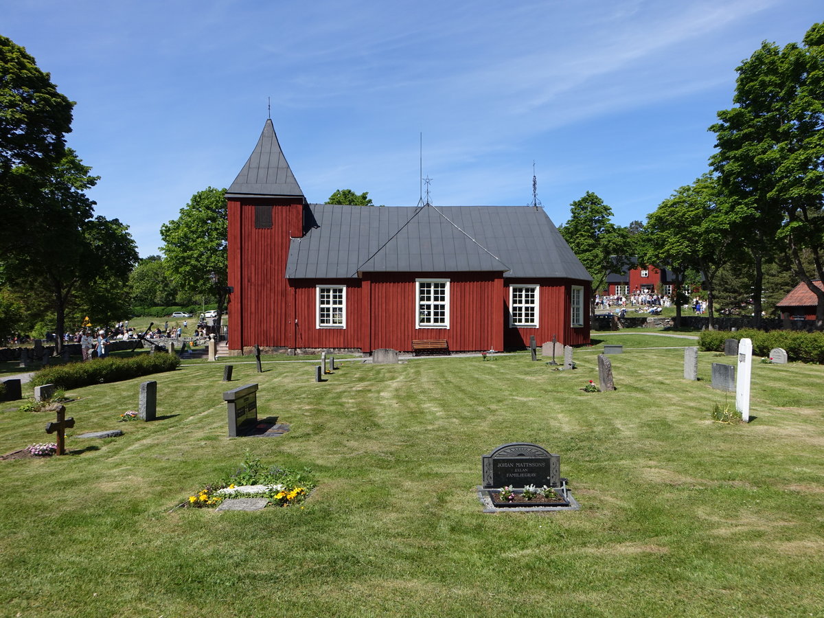 Sing, Ev. Kirche, Holzkirche von 1753 mit mittelalterlicher Ausstattung (23.06.2017)