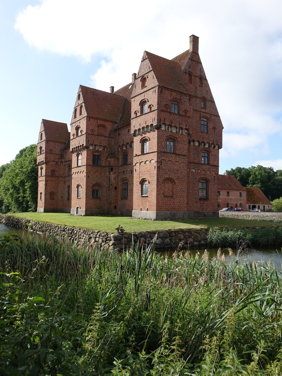 Sklskr, Burg Borreby, Renaissanceburg erbaut bis 1556 fr Johan Friis (17.07.2021)