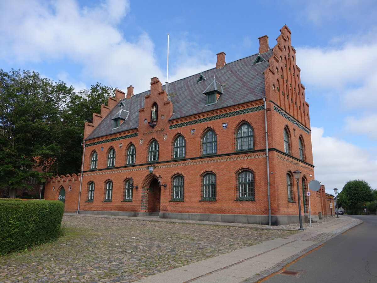 Sklskr, Rathaus am Gammeltorv Platz, erbaut im 16. Jahrhundert (17.07.2021)