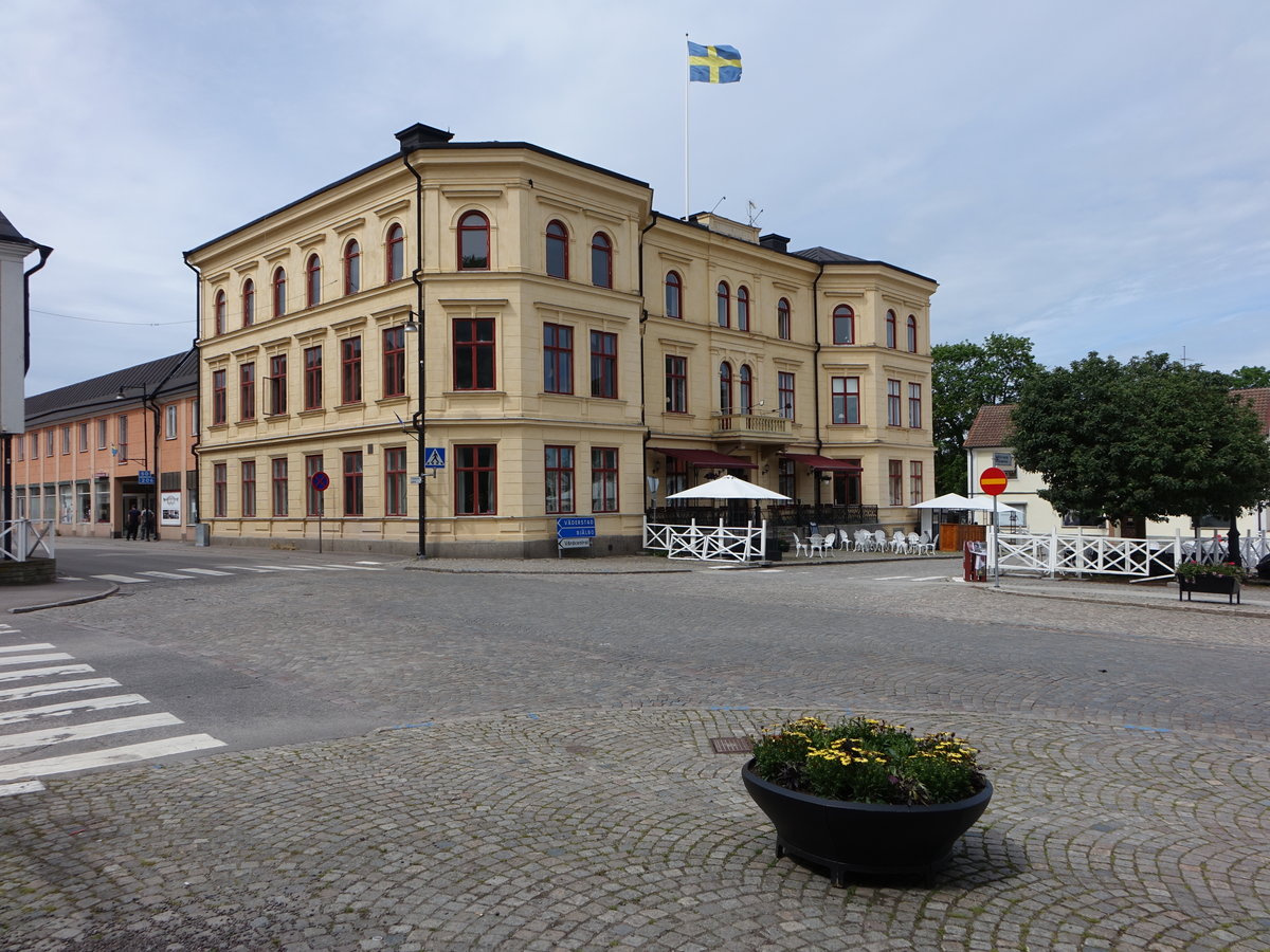 Sknninge, Stadshotel am Hauptplatz Stor Torget (15.06.2017)