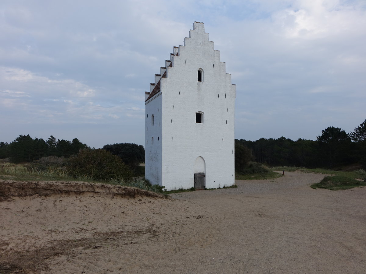 Skagen, Kirchturm Lange Maren der alten St. Laurentius Kirche (23.09.2020) 