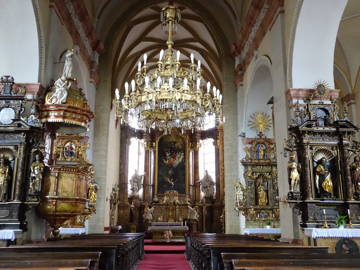 Skalica / Skalitz, barocke Altre in der Pfarrkirche St. Michael (04.08.2020)