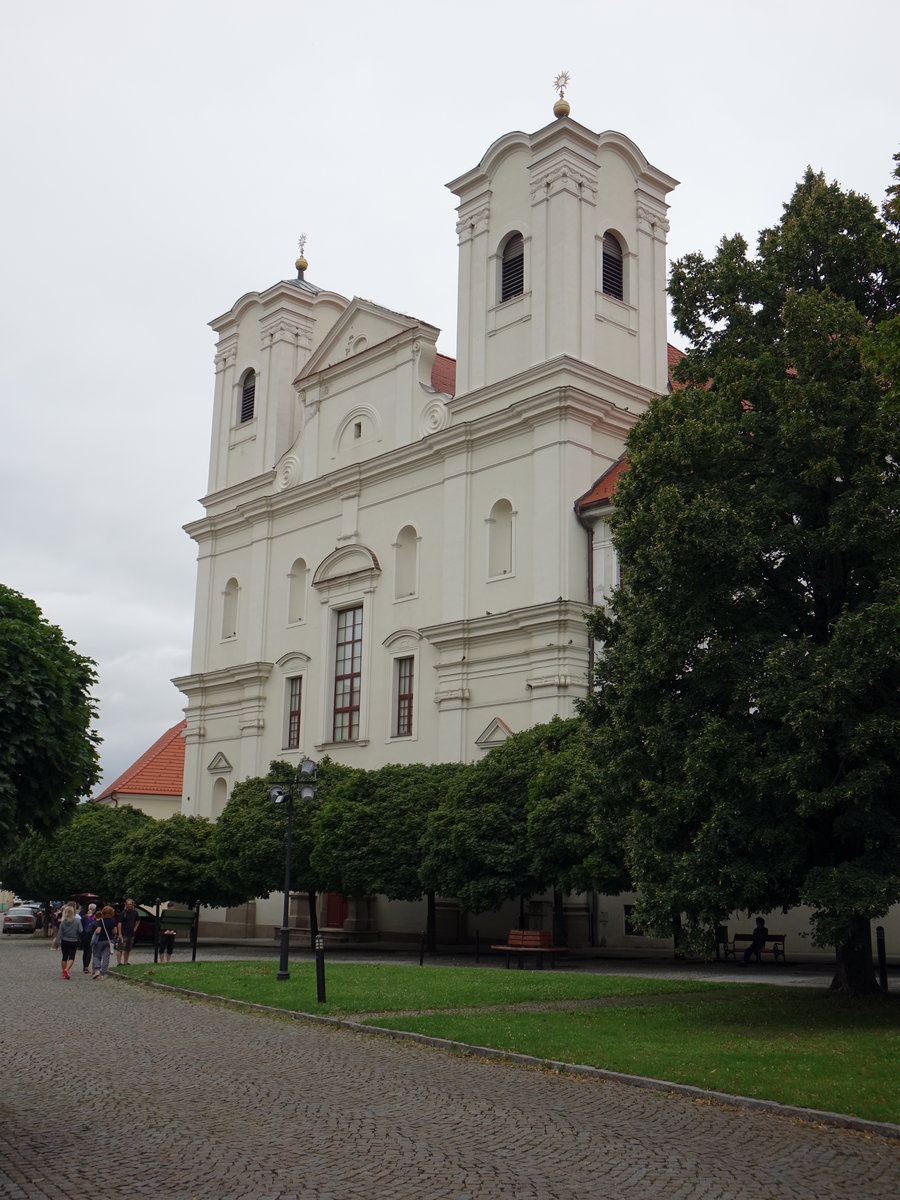 Skalica / Skalitz, Jesuitenkirche St. Xaver, erbaut von 1693 bis 1724 (04.08.2020)