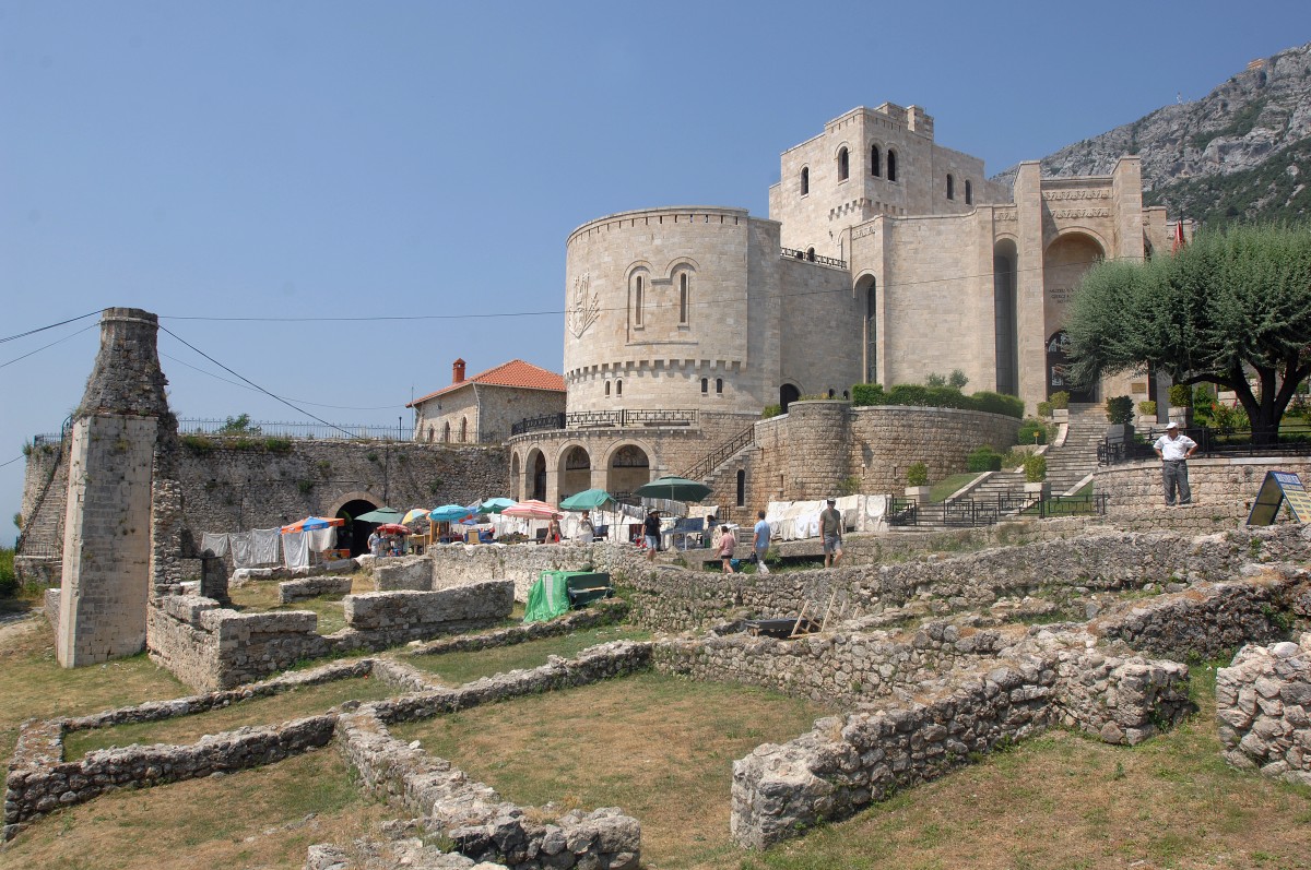 Skanderbeg Museum in Kruj. Aufnahmedatum: 8. Juli 2012.