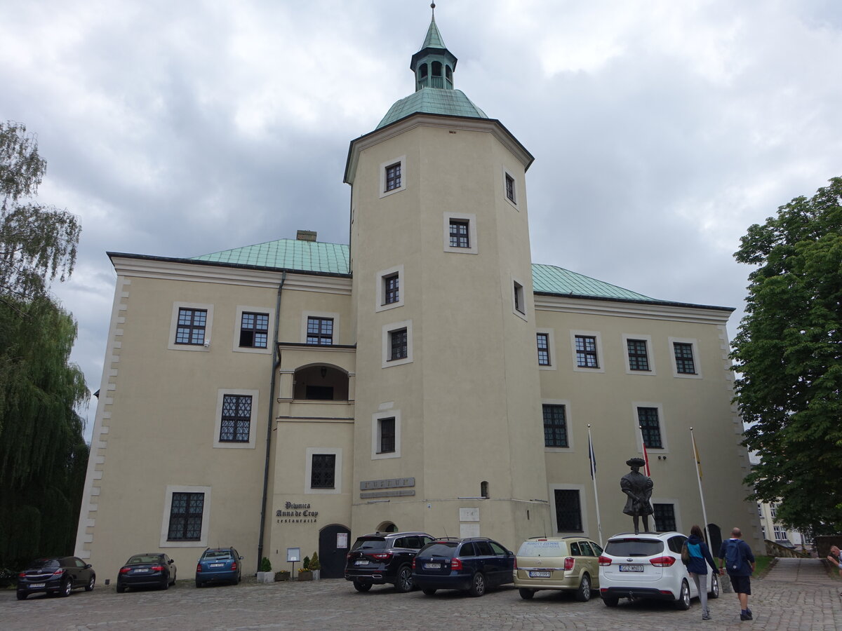 Slupsk / Stolp, Schloss, erbaut im 16. Jahrhundert, heute Museum Mittelpommern (01.08.2021)