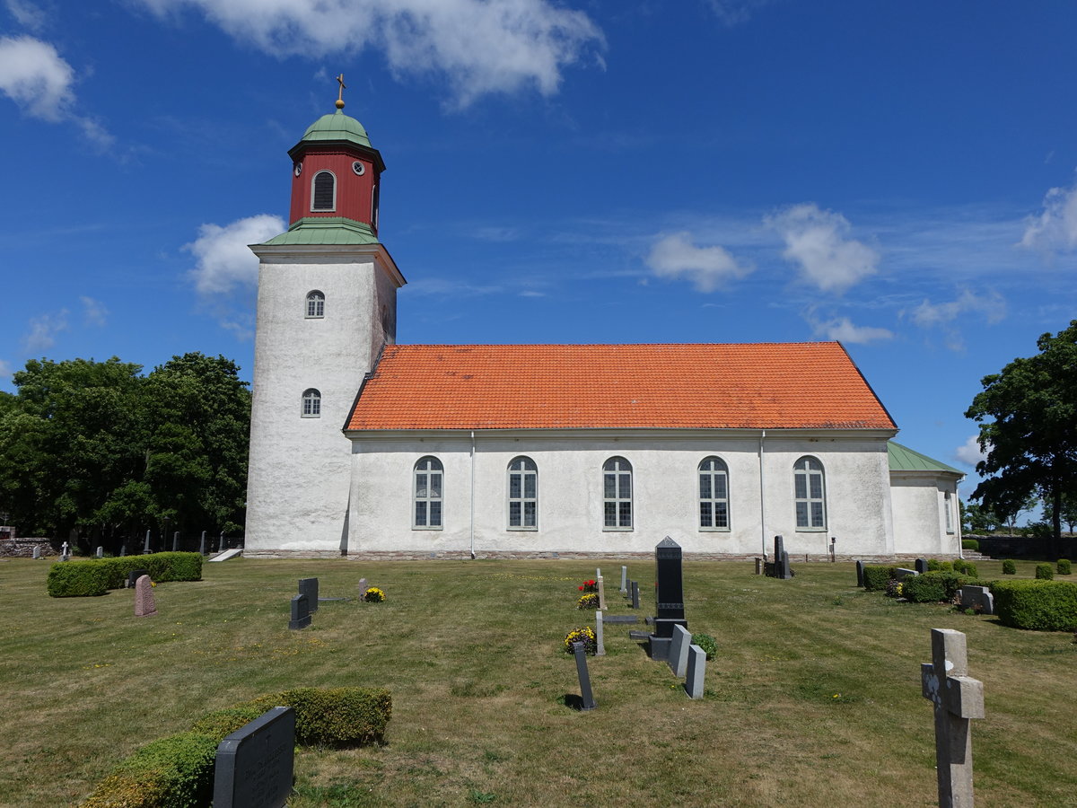 Smedby Kirche, erbaut von 1851 bis 1853 durch Architekt Johan Adolf Hawerman (13.06.2016)