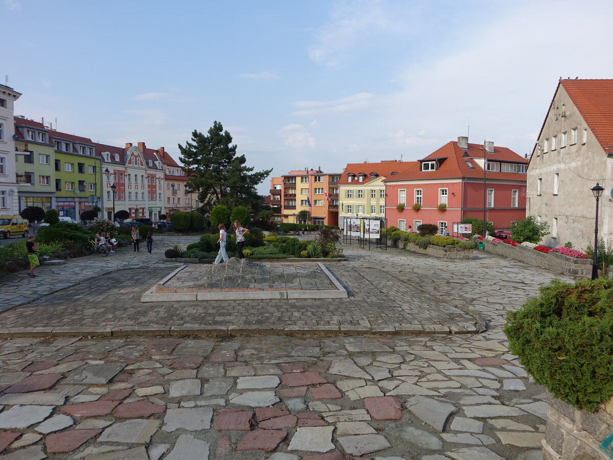 Sobotka / Zobten, Huser am Rynek Platz (11.09.2021)