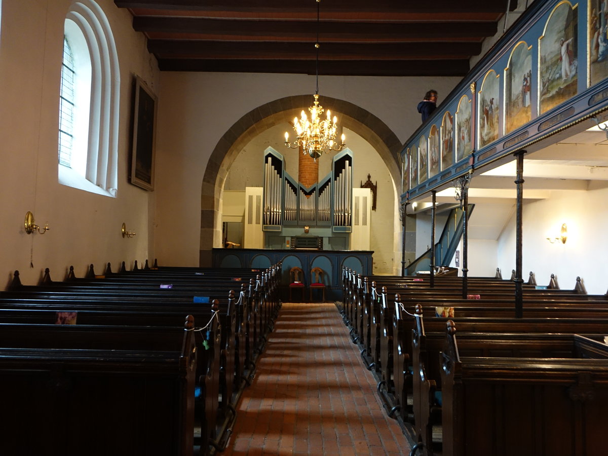 Srup, Orgel und Emporen in der ev. St. Marien Kirche (25.09.2020)