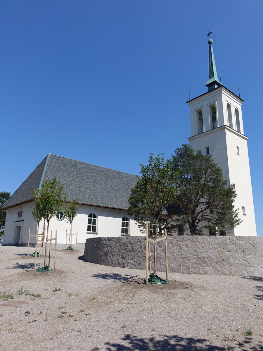 Sollentuna, Ev. St. Erik Kirche, erbaut von 1927 bis 1930 durch den Architekten Evert Milles (03.06.2018)