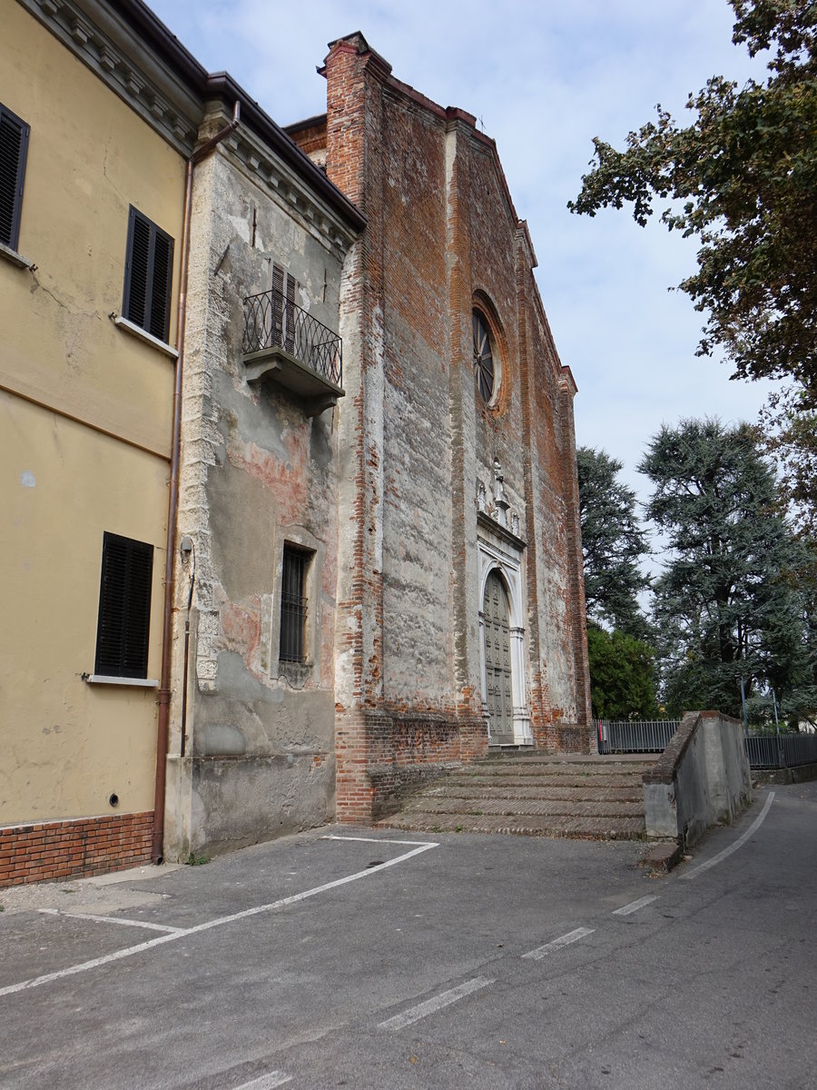 Soncino, Kirche Santa Maria delle Grazie, erbaut ab 1501 durch Pater Antonio Maestri (30.09.2018)