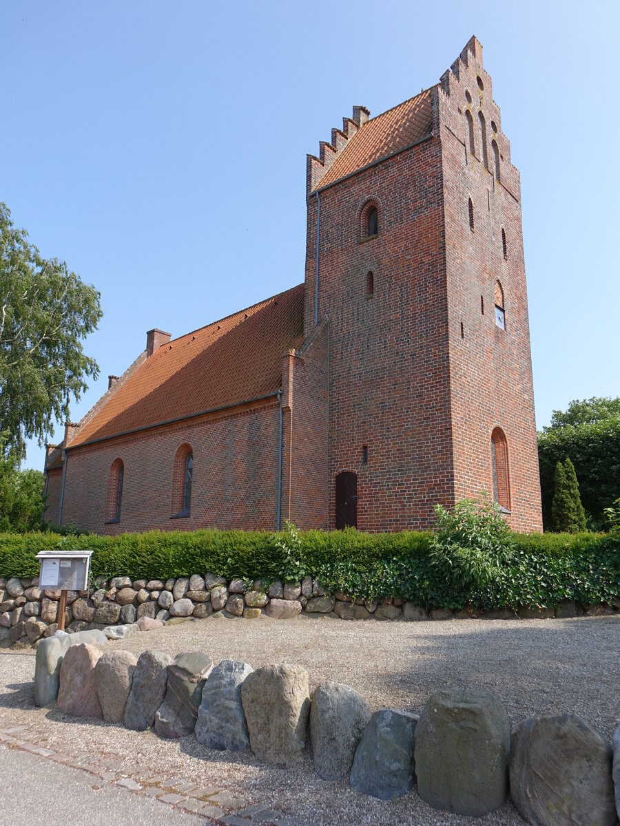 Sonder Kirkeby, evangelische Kirche, erbaut um 1100 (18.07.2021)