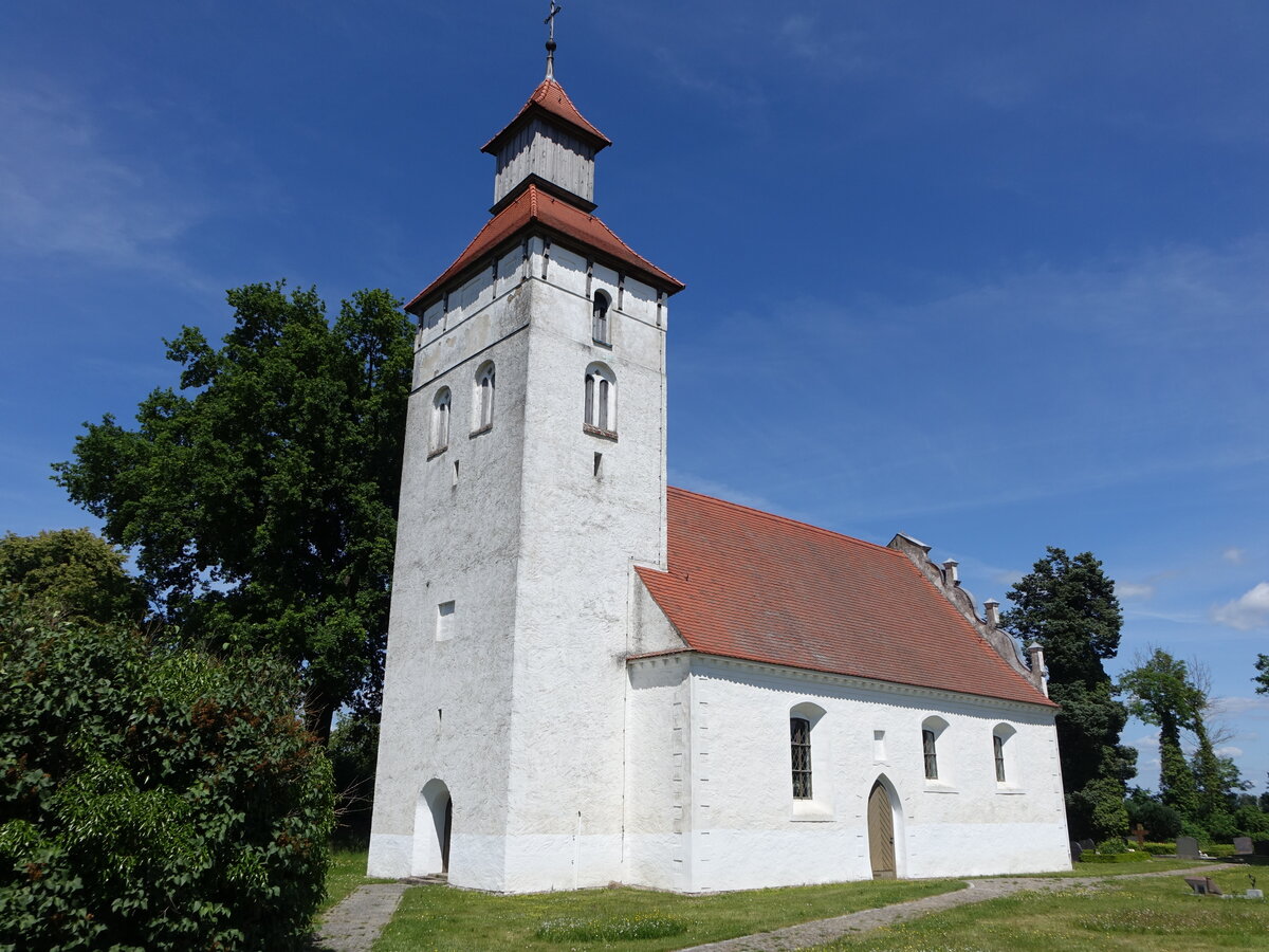 Sonnenberg, evangelische Kirche, mittelalterlicher Saalbau, umgestaltet um 1600, Turmaufsatz von 1818 (28.05.2026)