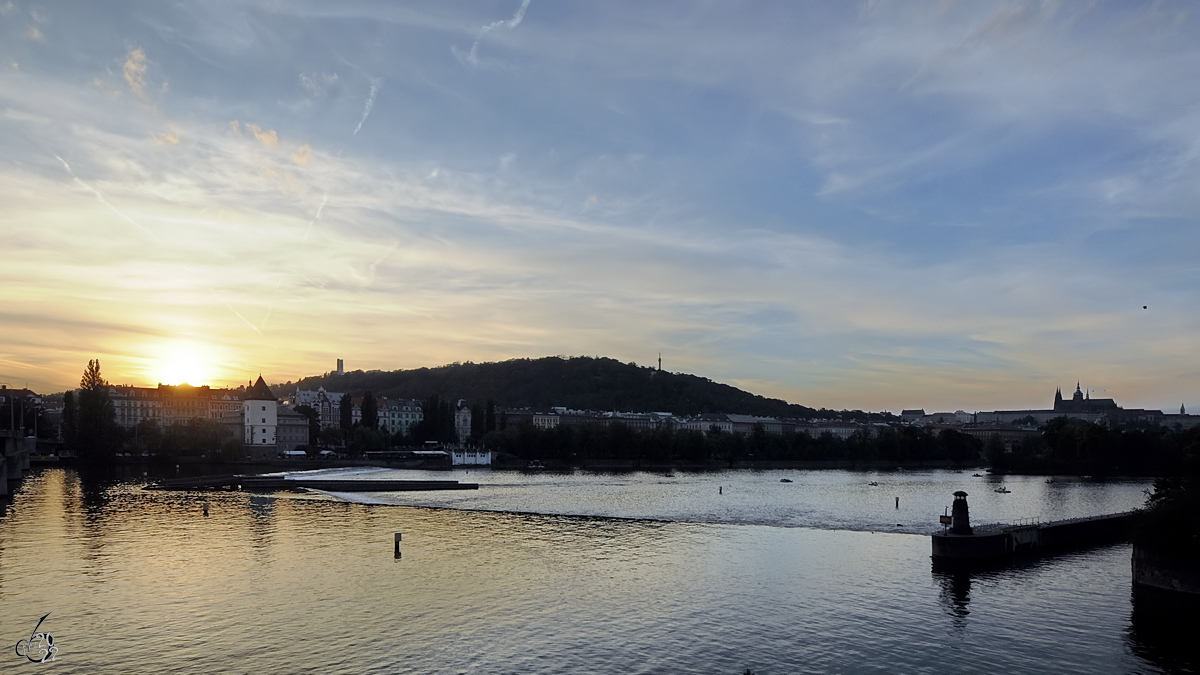 Sonnenuntergang in Prag. (September 2012)