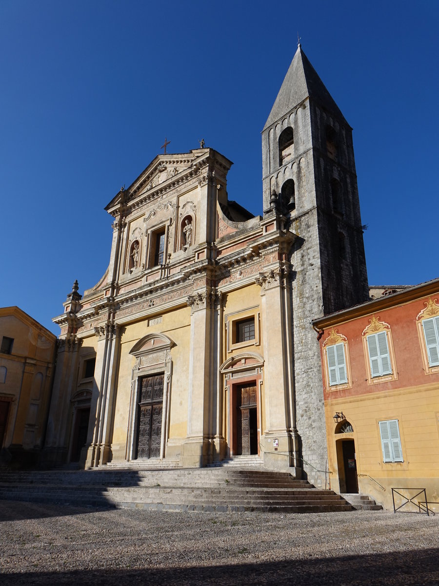 Sospel, Kathedrale Saint-Michel, erbaut im 17. Jahrhundert (27.09.2017)