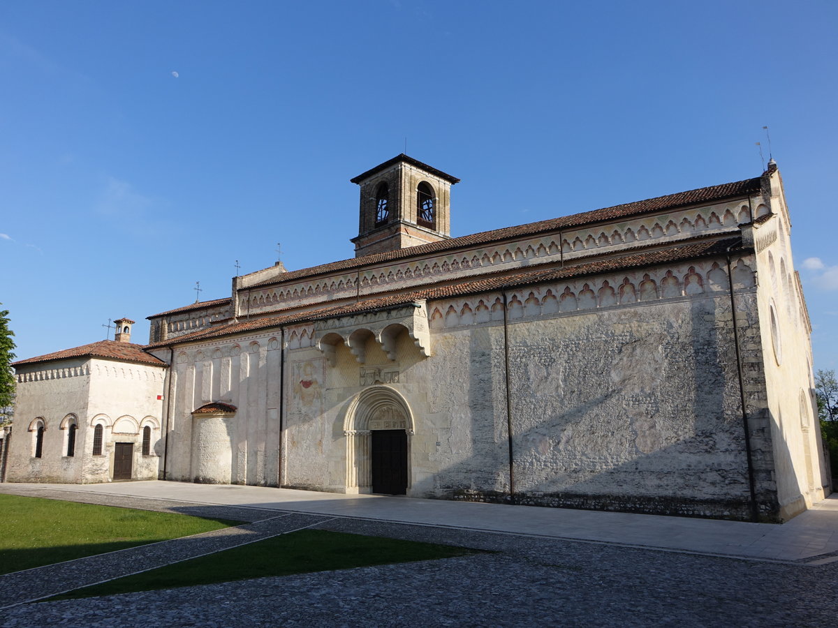 Spilimbergo, Dom Santa Maria Maggiore, erbaut von 1284 bis 1359 (05.05.2017)