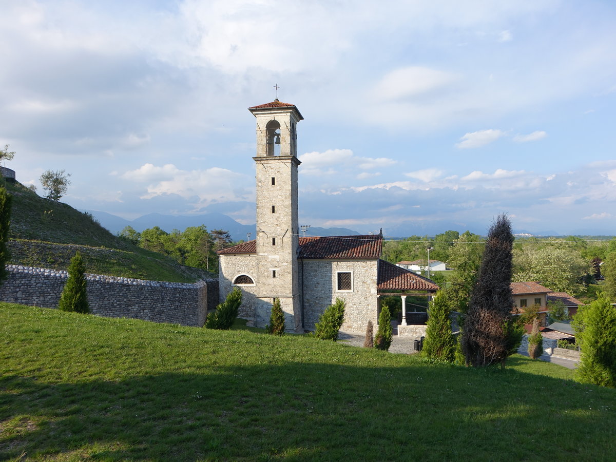 Spilimbergo, Sanctuario dell Ancona, erbaut 1597, Loggia erbaut 1687 (05.05.2017)