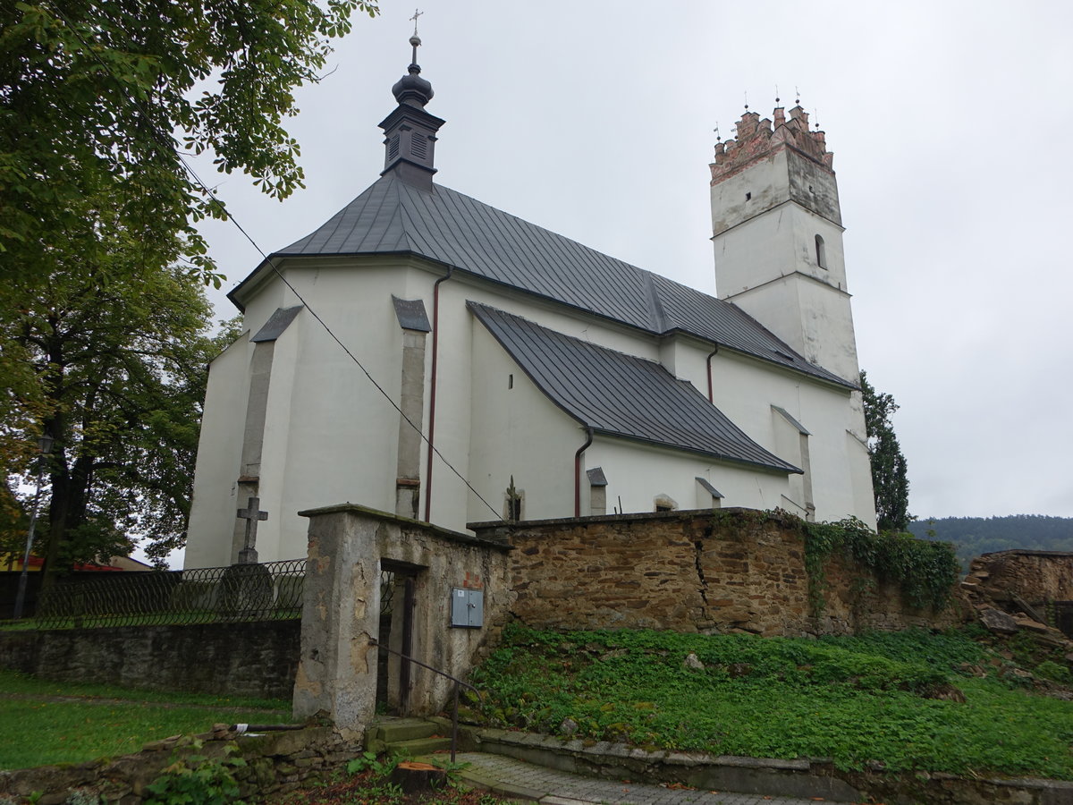 Spissky Hrhov / Gorg, kath. Pfarrkirche St. Simon und Judas, erbaut bis 1708 (01.09.2020)