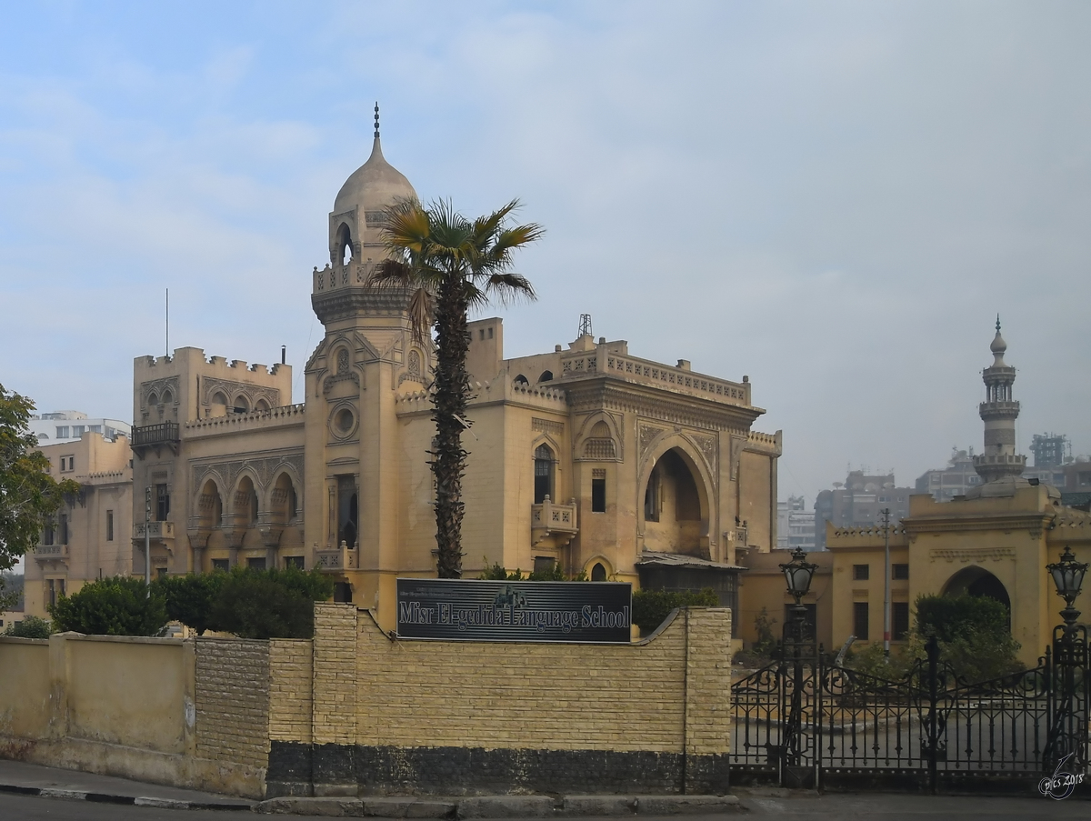 Sprachschule in einem altehrwrdigem Gebude im Dezember 2018 in Kairo.