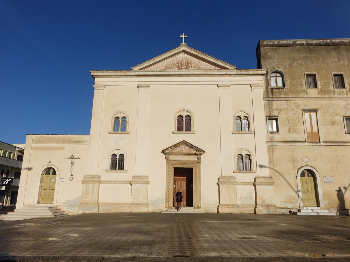 Squinzano, Kloster St. Maria delle Cerrate in der Via Vittorio Veneto (04.03.2023)