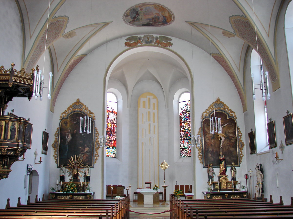 St. Anton in Vohburg: Innenraum (25.08.2016)