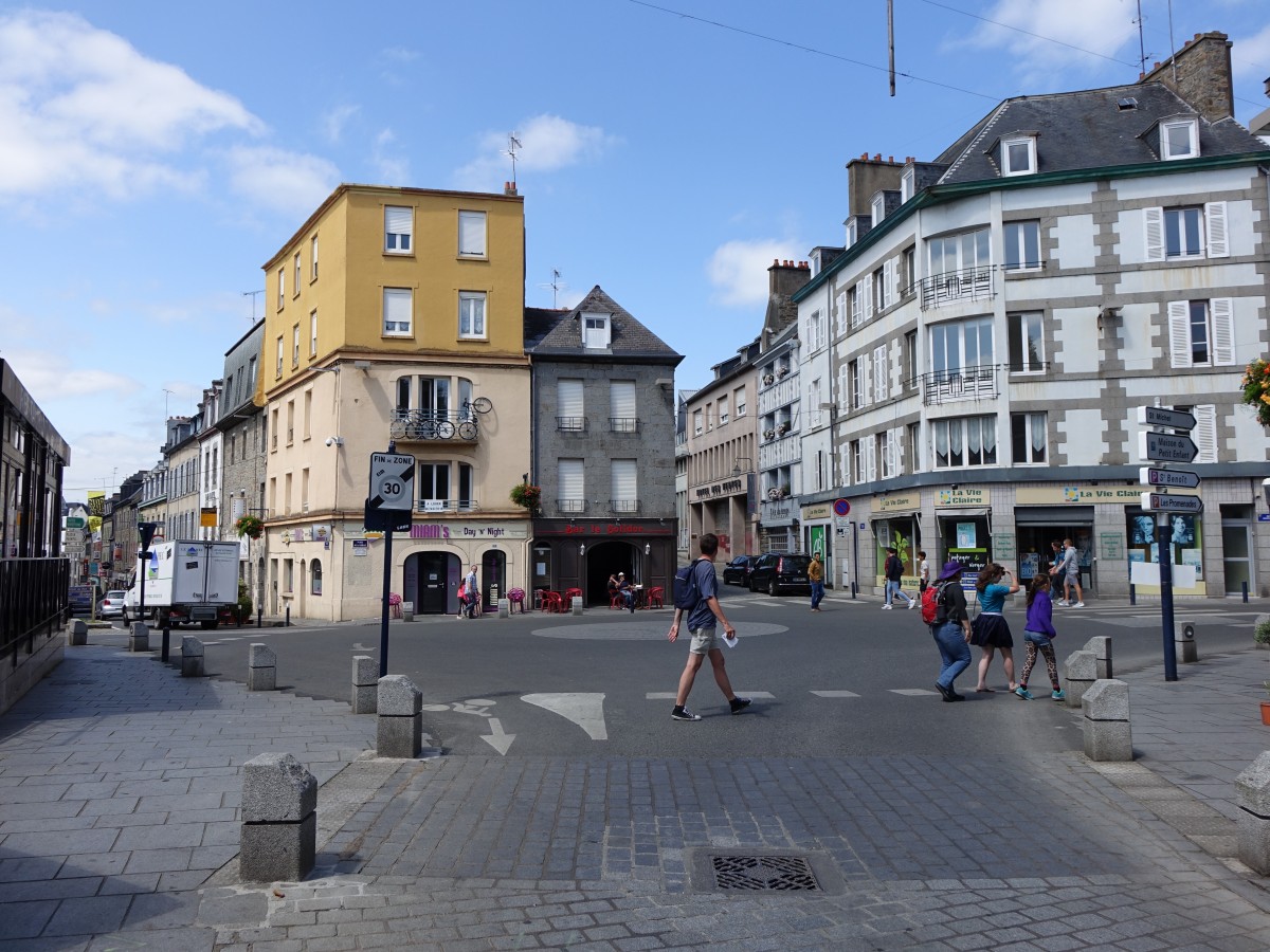 St. Brieuc, Huser in der Rue de Gouet (13.07.2015)