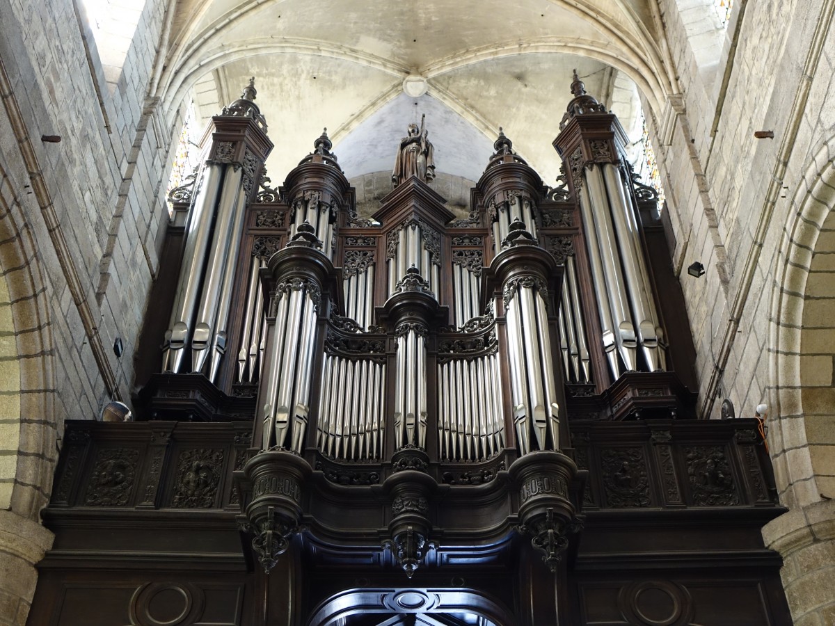 St. Brieuc, Orgel in der Kathedrale St. Etienne (13.07.2015)