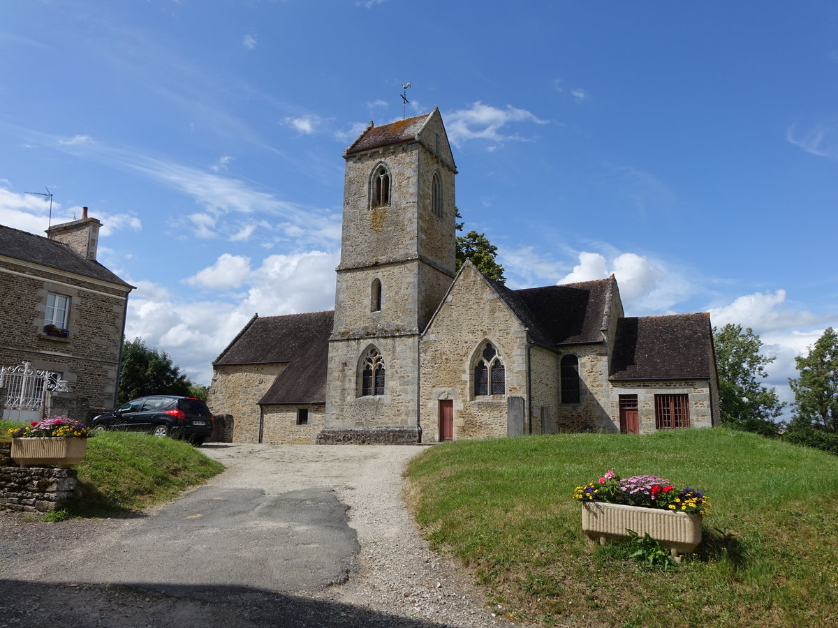 St. Denis Kirche in St. Denis-sur-Sarthon (11.07.2016)