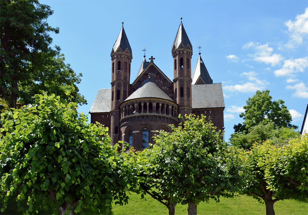 St. Germanus in Wesseling von der Rheinseite - 23.06.2014