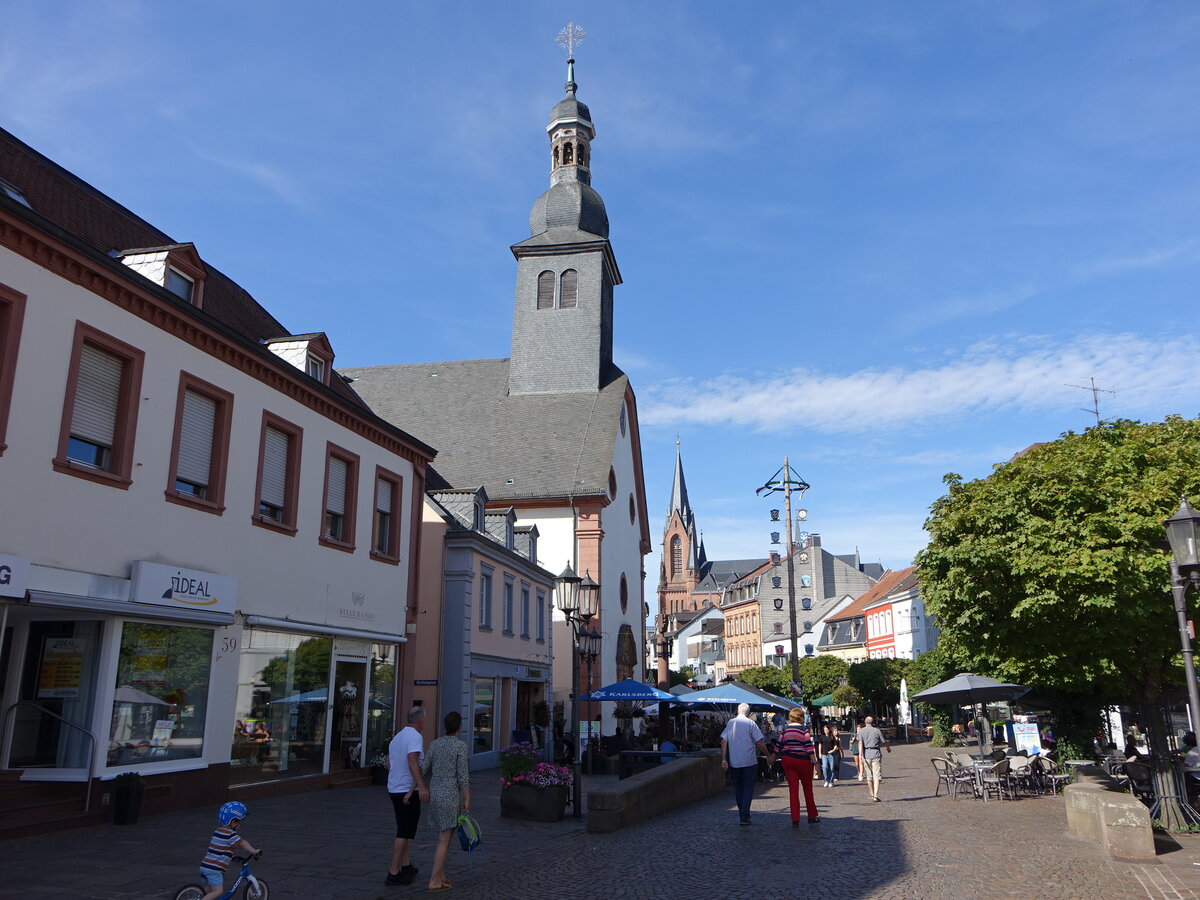 St. Ingbert, Pfarrkirche St. Engelbert in der Kaiserstrae (14.07.2023)