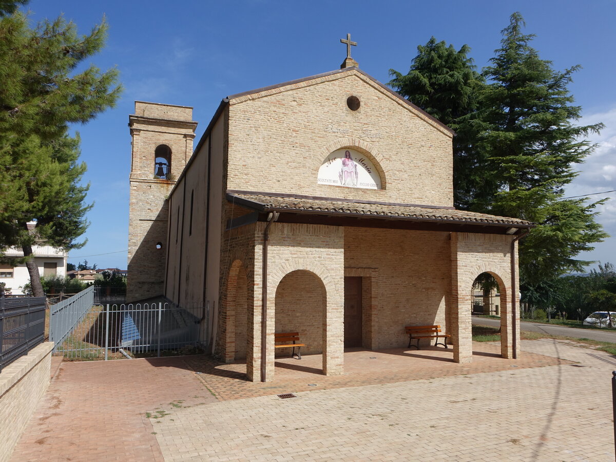 St. Maria Imbaro, Pfarrkirche St. Maria Madre di Dio an der Via Vittorio Emanuele (16.09.2022)