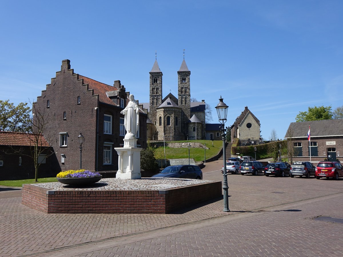 St. Odilienberg, romanische Basilika St. Wiro, erbaut im 11. Jahrhundert (05.05.2016)