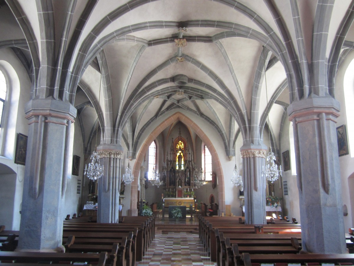 St. Stefan ob Stainz, neugotische Einrichtung der St. Stefan Kirche (19.08.2013)
