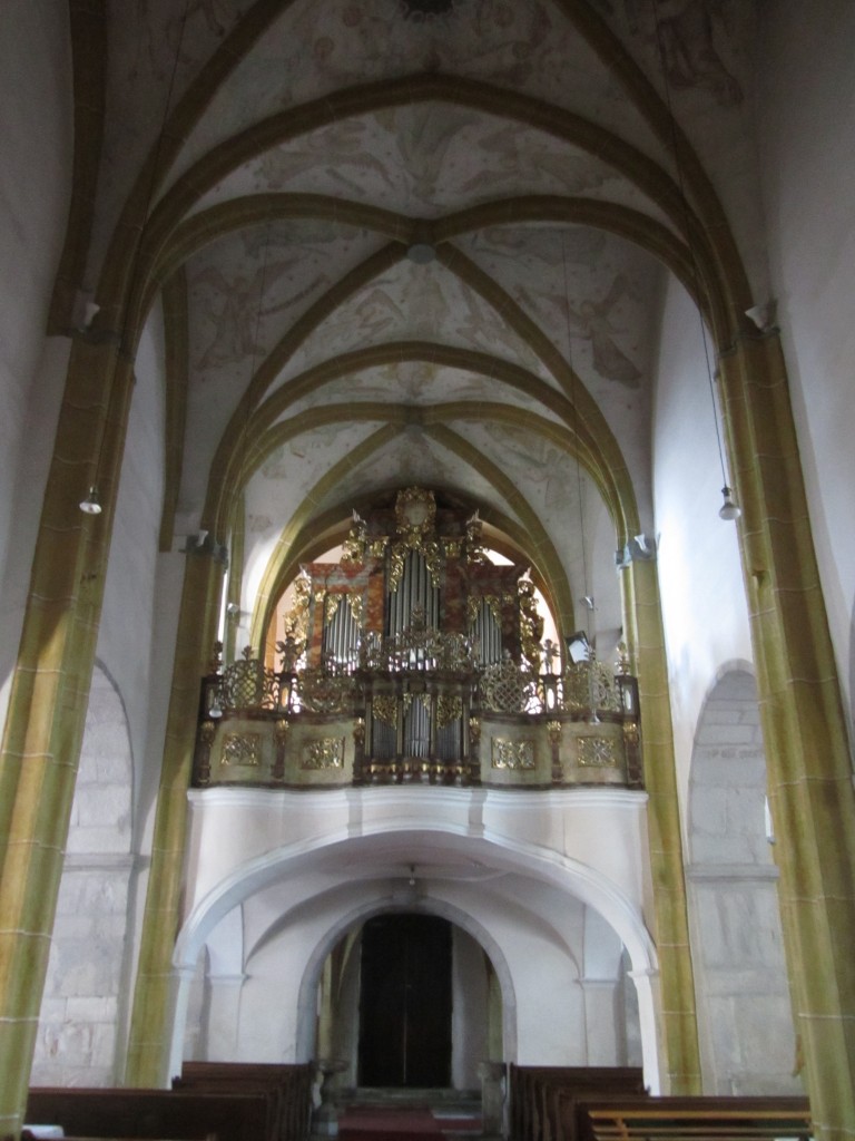 St. Veit an der Glan, Orgelempore der Dreifaltigkeitskirche (02.10.2013)