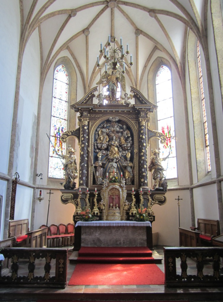 St. Veit im Pongau, Hochaltar der St. Vitus Kirche (01.08.2014)