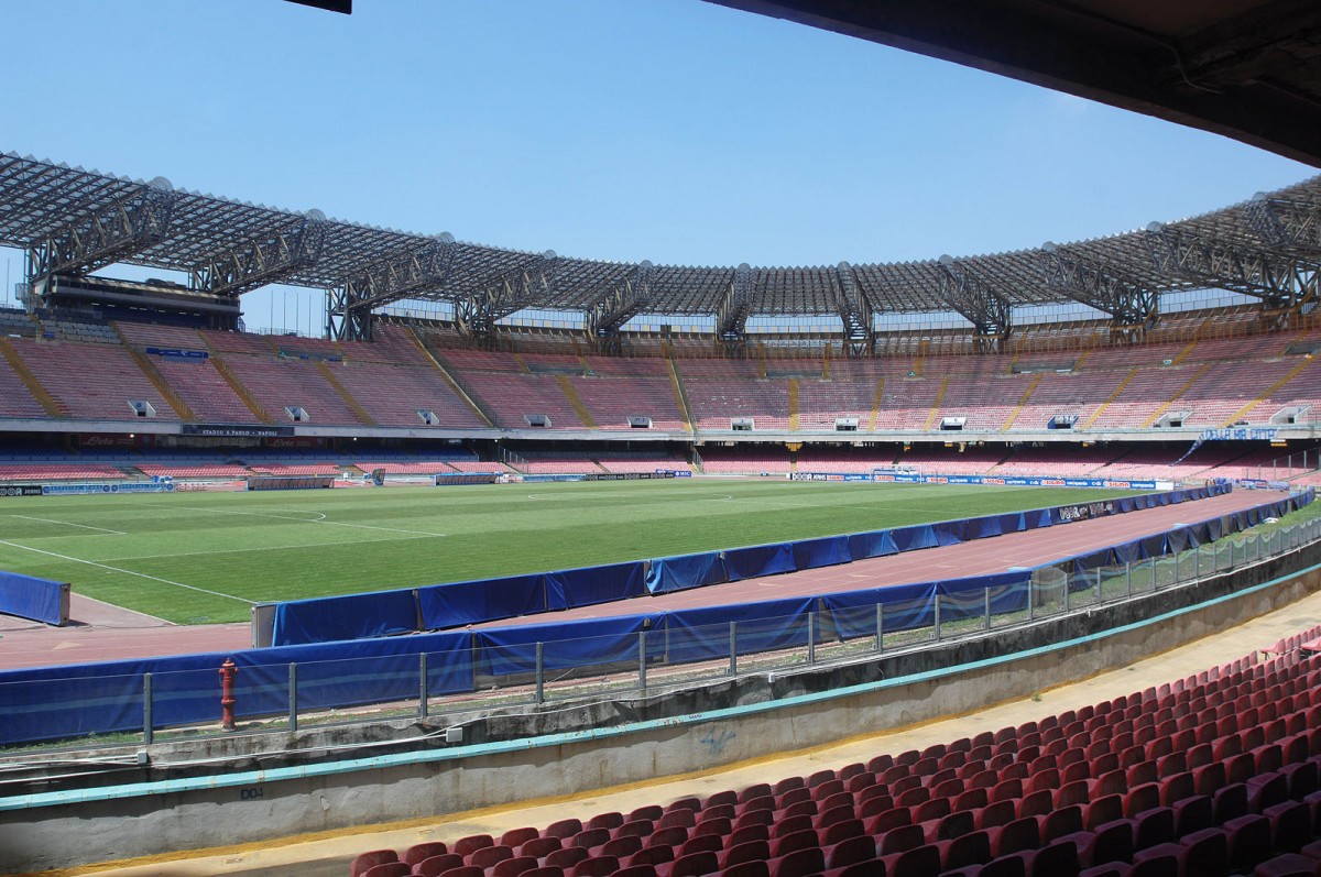Stadio San Paolo in Neapel. Aufnahmedatum: 26. Juli 2011.
