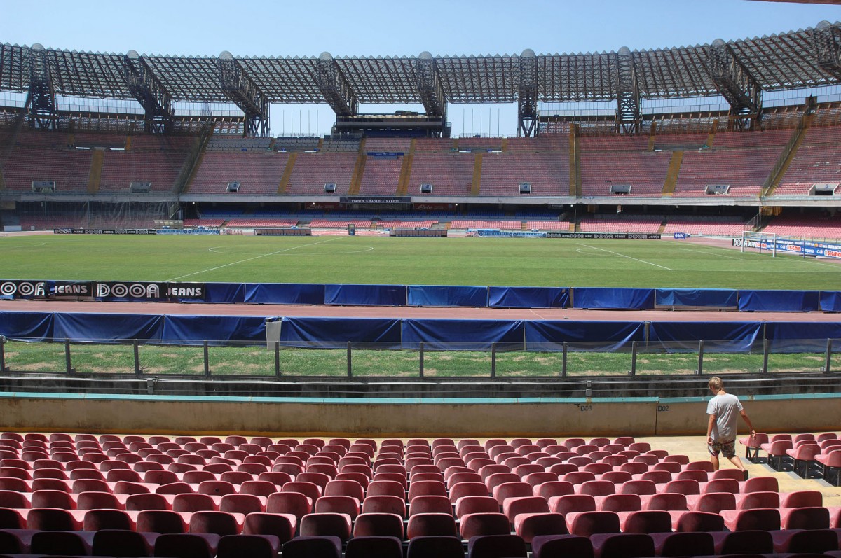 Stadio San Paolo in Neapel. Aufnahmedatum: 26. Juli 2011.