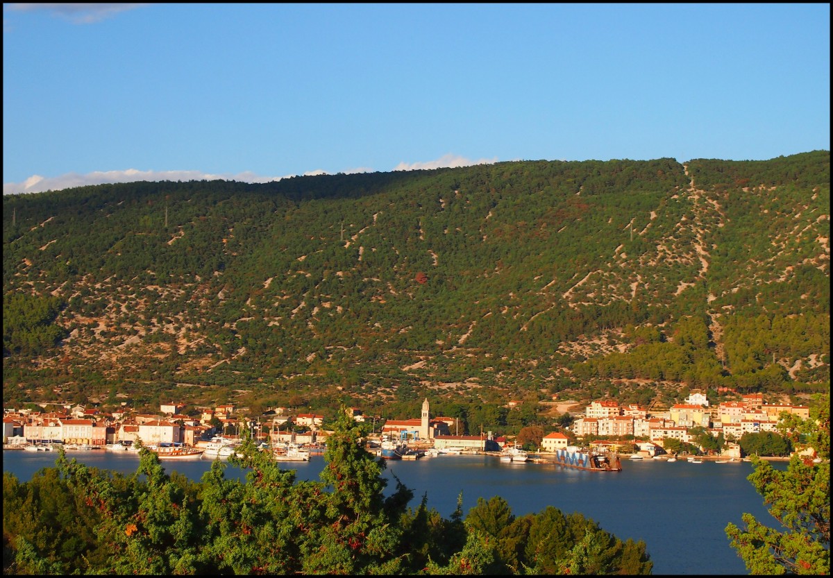 Stadt Cres auf der Insel Cres - Kroatia am 20.9. 2012.