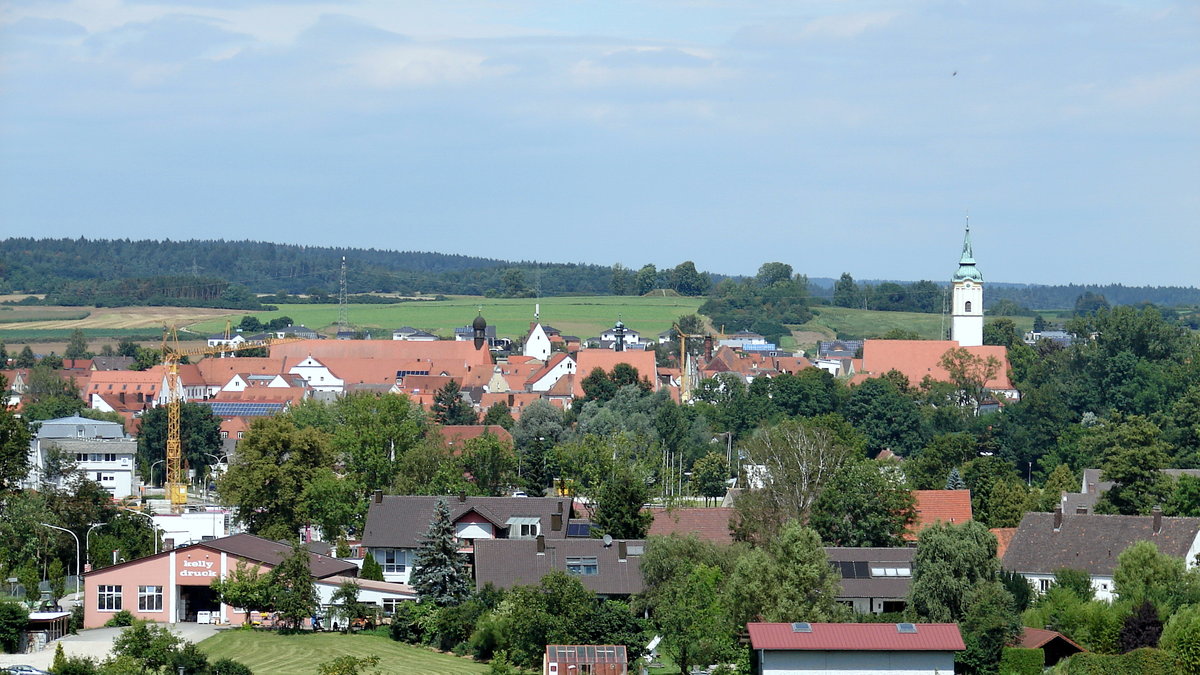 Stadtansicht von Abensberg (03.08.2016)